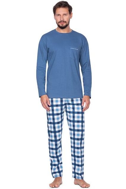 Pijama pentru bărbați Teo albastră