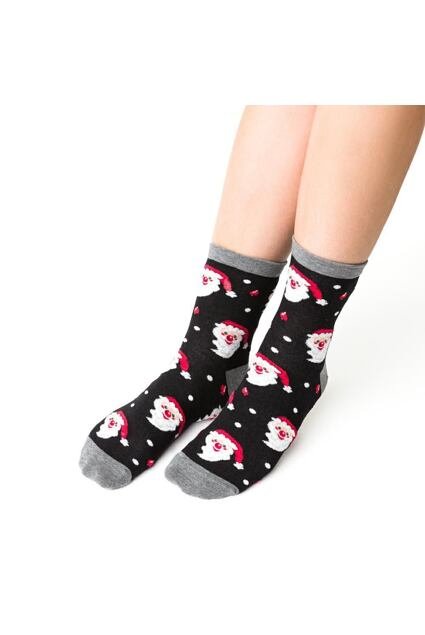 Kvalitní ponožky Santa 3 černé