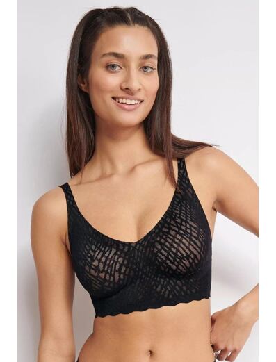 Bralette Sloggi Zero Feel Bliss negru